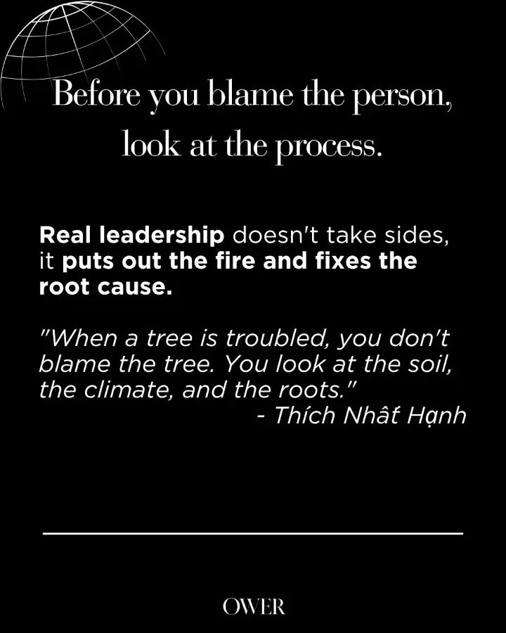 The day I stopped blaming people and started looking at systems